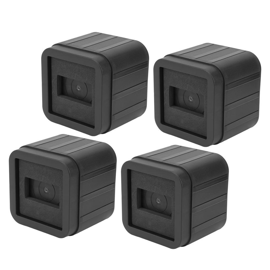 4Set Furniture Anti Vibration Pads Rubber Non Slip Foot Pads Bed Risers for Sofa Washing Machine Electrical Appliances