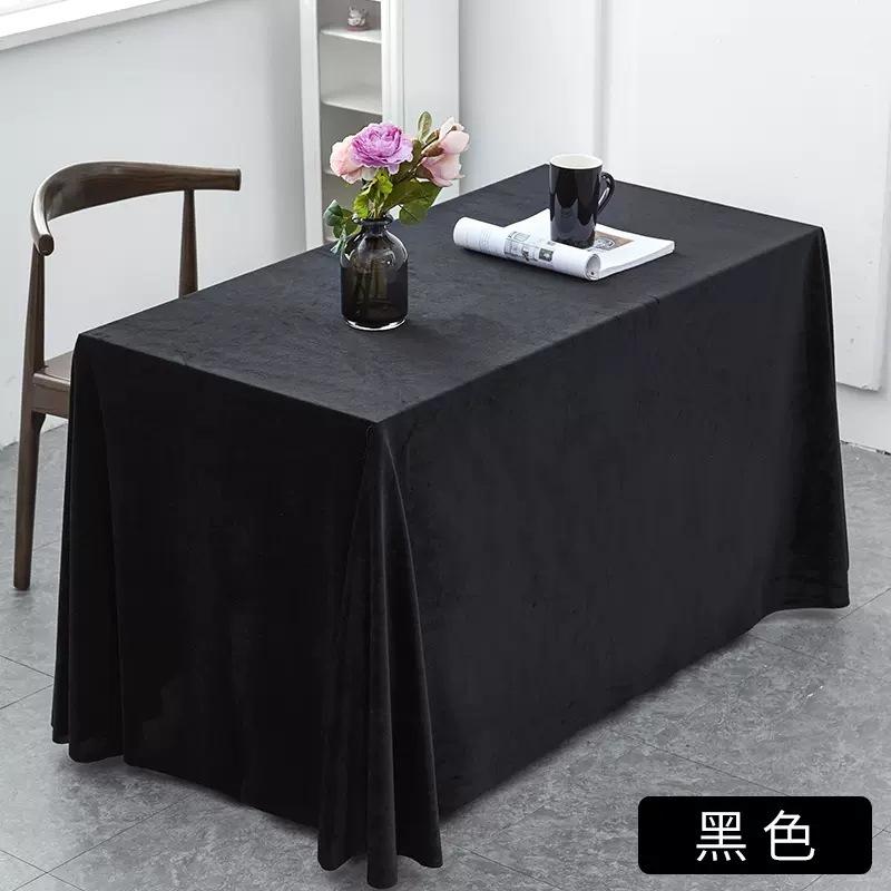 New Velvet Tablecloth with A Flowing and Stylish Design for Conference and Banquet Decoration Rectangular Universal Tablecloth