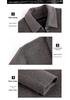 Men's Winter Double-Sided Wool Lapel Jacket with Cashmere Inner Layer - Dad Style