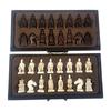 Classic Chinese Terracotta Warriors Retro Chess Wooden Chessboard Carving Teenager Adult Board Game Puzzle Birthday Gift