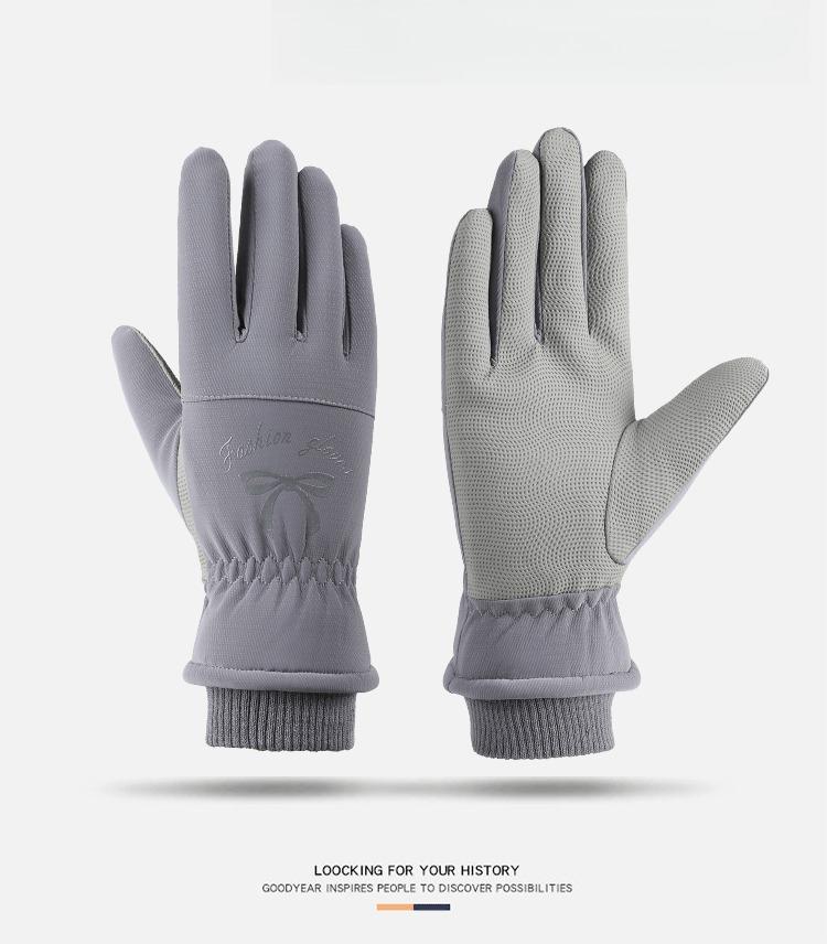 Ski Gloves for Couples To Keep Warm and Thicken in Winter Women's Windproof and Waterproof Riding Men's Cycling Outdoor