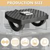 Massage Roller Footrest Stool for Bathroom Toilet Ergonomic Non Slip Stool Posture Correction Pain Relief for All Ages