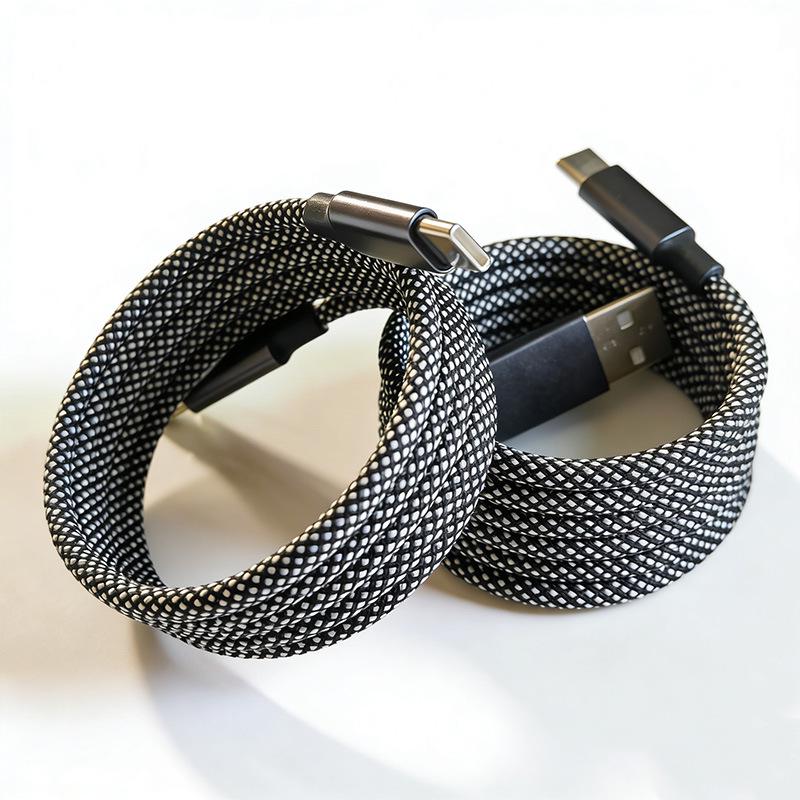 60W Fast Charging Type-C Magnetic Cable for Apple & Android Tablets-Compatible with Car Chargers