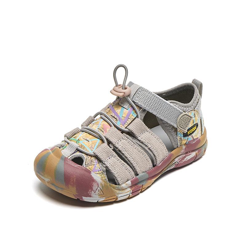 Boys Bag Head Sandals Summer New Children's Sports Soft-soled Beach Shoes Little Boys Camouflage Shoes Wading Stream Shoes