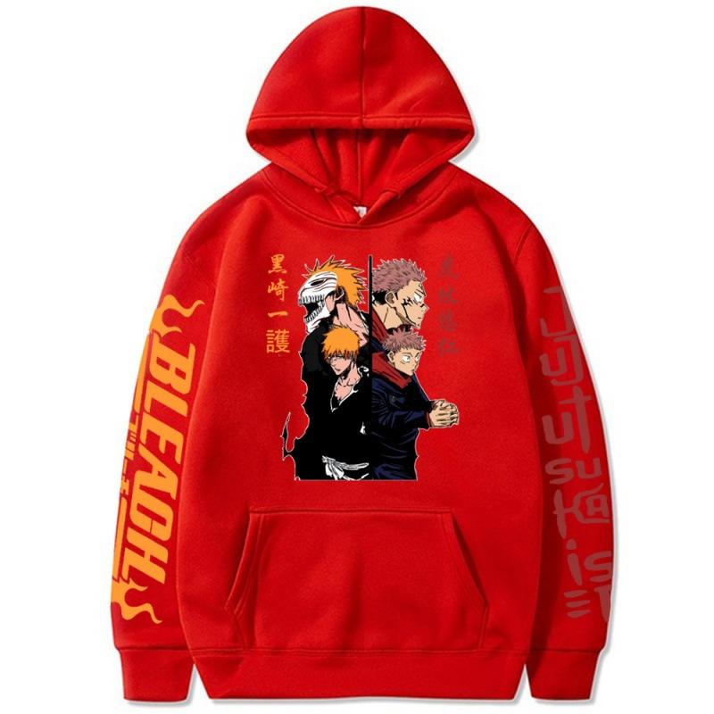 Anime Jujutsu Kaisen Graphic Hoodies Vintage Oversized Hooded Sweatshirt Long Sleeves Hoodie Men Women Clothes