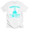 Chemistry Is Like Cooking Men's T-Shirts Funny Tees Tshirts Short Sleeve Hipster Man Tshirt Chemistry Luminous Over Tops#Color