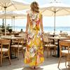 Sleeveless Maxi Dress for Women Comfortable Fabric,Bright Pattern,Versatile Style,Ideal for Daily Commute,Casual Outings & Vacation