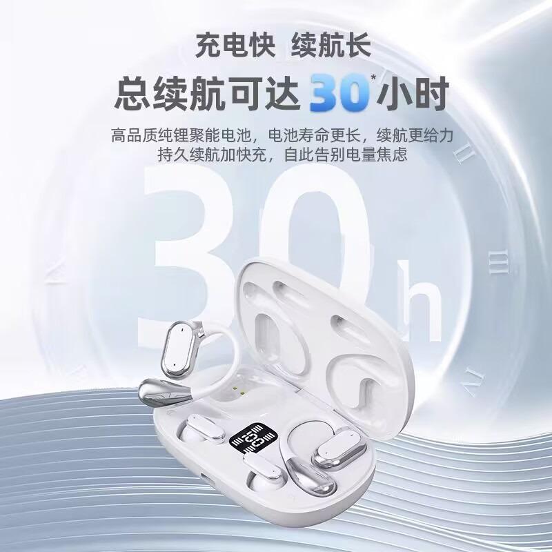 Q25 ear-hanging Bluetooth headset 2025 new non-ear running exercise long battery life high sound quality