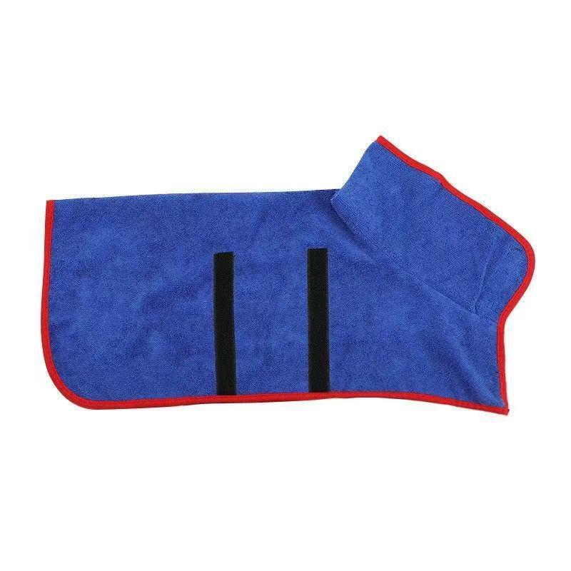 

Полотенце-халат для купания питомцев для маленьких/средних собак: Мягкий, Быстросохнущий, Не линяющий, Впитывающий. L for 50-70 pounds pets