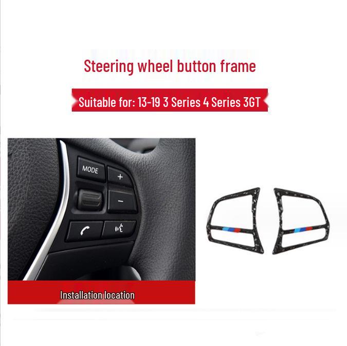 BMW řady 3 & 4 F30, 316i, 320li GT Karbonový interiérový kryt konzoly