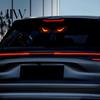 Auto Fenster leuchtende Zubehörteile Solare Teufelsaugen Licht für Windschutzscheibe, Warnzeichen mit drei intelligenten Modi, Atmosphärisches LED Digitalpanel,