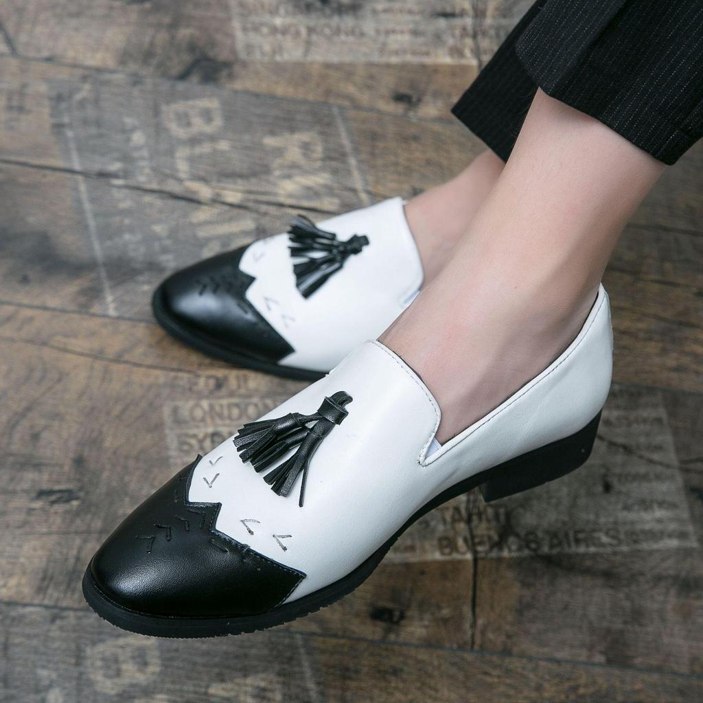 Men's Large Size Leather Fashion Business Casual Shoes - British Style