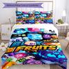 3pcs Blox Fruits Bedding Set Duvet Cover Closure Includes 1 Duvet Cover & 2 Pillowcases, Soft and Comfortable for All Seasons.