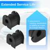 No.K201312/9L8Z5493A/ZZD028102 Front Left Front Right Stabilizer Sway Bar Bushing Kit for FORD ESCAPE 2009-2012 Rubber Suspension Kit Black 2 Pcs