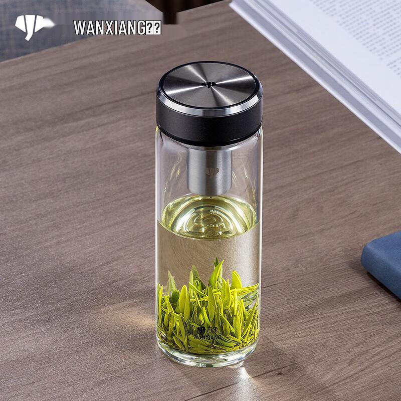 WANXIANG Large Capacity Single-Layer Glass Water Bottle