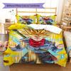 Trunks Pattern Bedding,Quilt Set Quilt Cover Pillowcase Home Birthday Gift (1 * Duvet Cover + 2 * Pillowcase, Without Core)