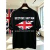 Restore Britain T-Shirt Rupert Shirt British Pride Top United Kingdom Pride Great Britain Map Shirt Union Jack Gifts Tee Shirt Short Sleeve Grunge