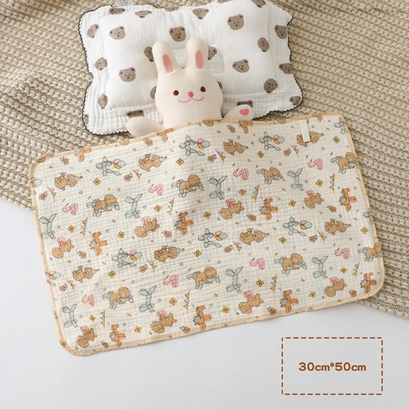 Soft & Quick Drying Baby Washcloth Absorbent Infant Gauze Towel Burp Cloth Perfect for Bath Time Feeding Diaper Changes