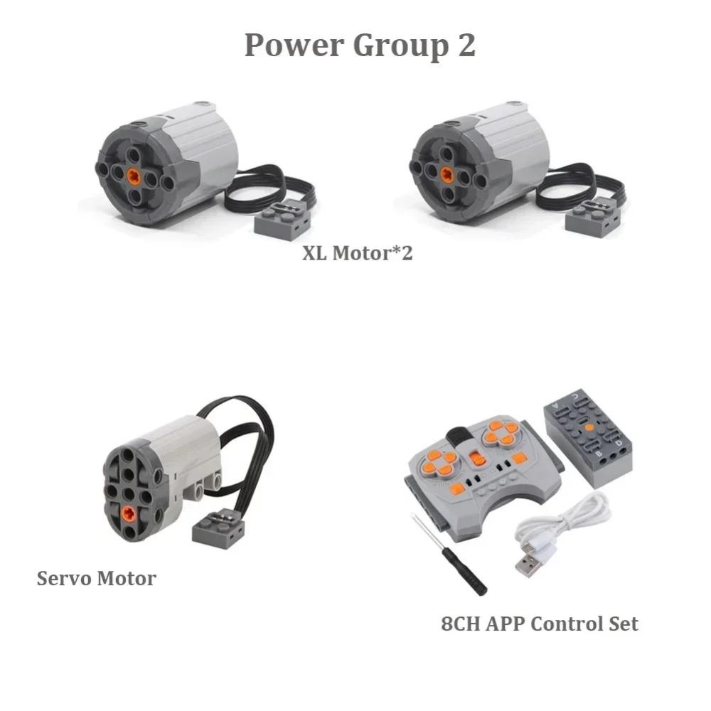 4WD RC Car Chassis Electric Drive Climbing Car Off-Road Technical with Suspension Shocks 8CH APP Remote Control MOC PF 8882 8878