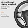 Suitable for Nissan Ultra-Thin Breathable Leather Steering Wheel Cover Suitable for Qashqai J10 J11 March Terrano2 Pathfinder R51 Note E12 Almera