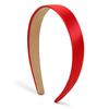 3CM Wide Red Headbands Comfortable Hair Accessories Fashion Satin Headband  for Women Girls