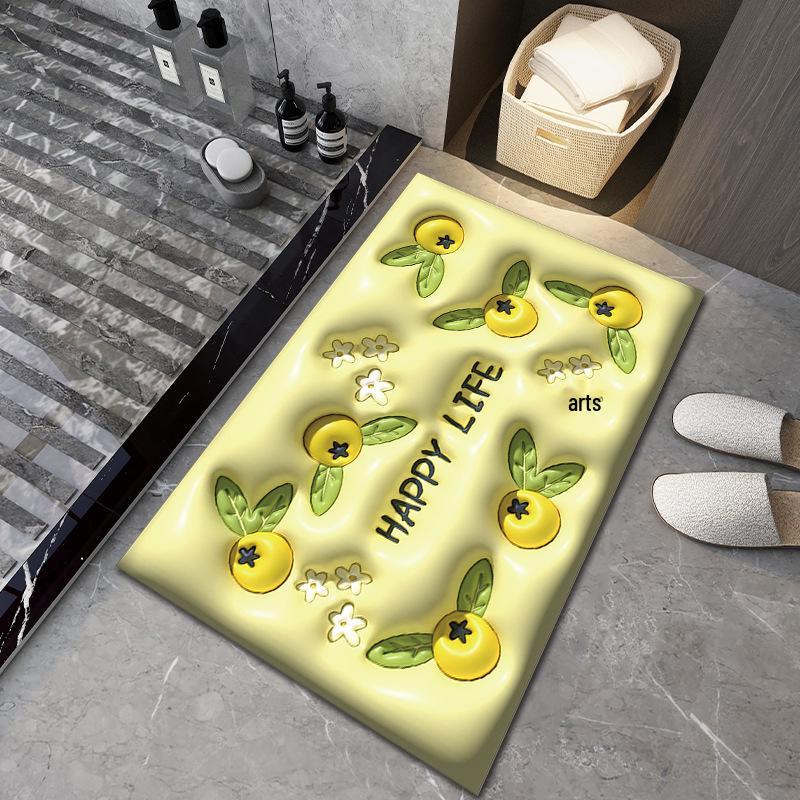 Diatomaceous Earth Quick-Dry Anti-Slip Bath Mat – Easy-Clean, Dirt-Resistant