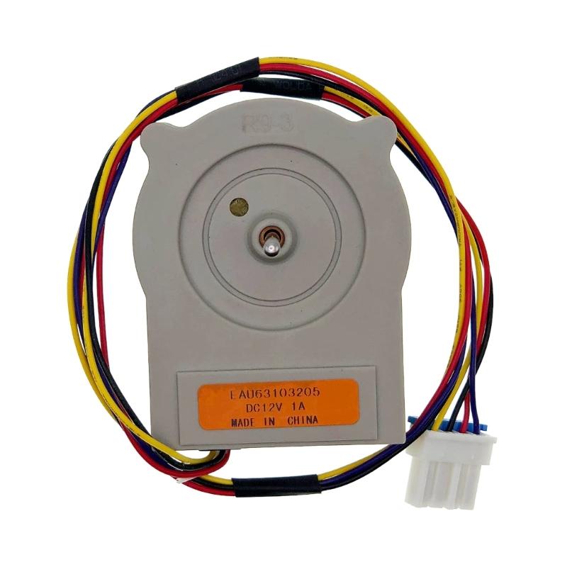

EAU63103205 12V 1A 4Pin Refrigerator Fan Motor Assembly For 73132 73133 73139 74142 74145 Cooling Replacement Housing 1