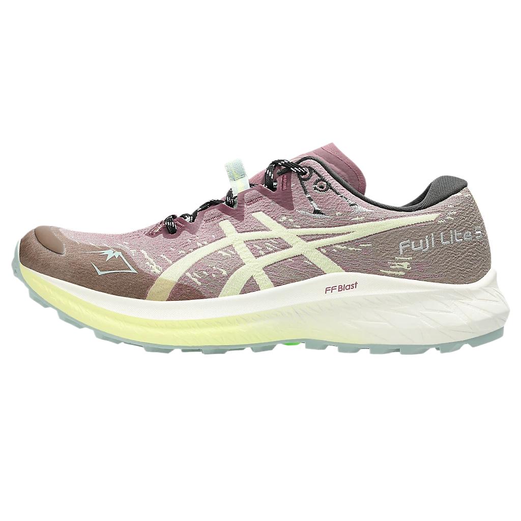 

ASICS Fuji Lite 5 Purple Oxide Huddle Yellow Women s Sneakers 1012B690-501 37.5 темно-коричневый