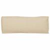 Beige Cushion 110 x 40 x 8 cm Oxford Fabric