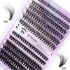 Diy Segmented Fried Hair Single Cluster False Eyelashes 12 Rows Large Capacity Daily Makeup