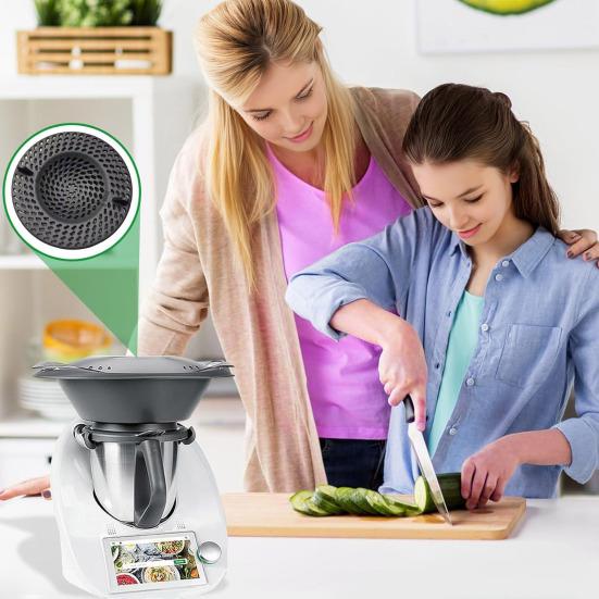 Thermomix TM6 TM5 TM31 için Sıçrama Koruma Kapağı Sıçrama Önleyici Kapak Daha Temiz Pişirme Bulaşık Makinesinde Yıkanabilir Mutfak Aleti Aksesuarı
