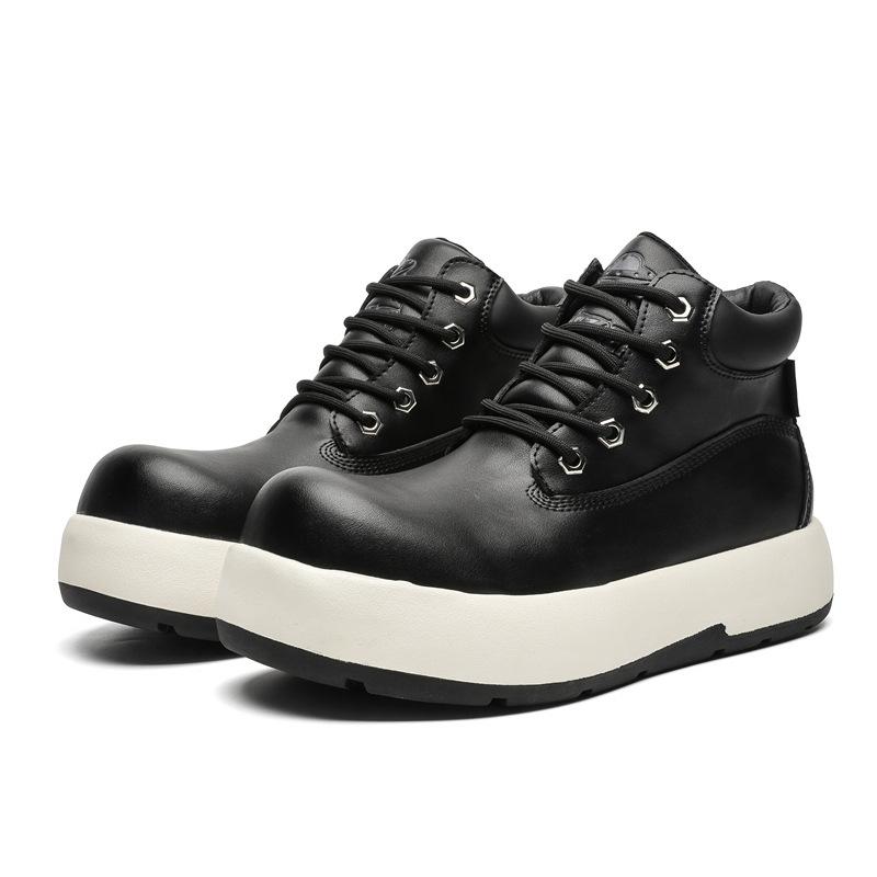 

3588Q version of rhubarb boots for men and women couples niche autumn and winter platform tooling boots Martin boots big head shoes 44-male size