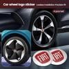 4pcs 56mm Car Wheel Center Stickers CJDR Hub Emblem Decals for Fiat 500 C X Punto Tipo Abarth Doblo Freemont Bravo Panda Stilo Ducato