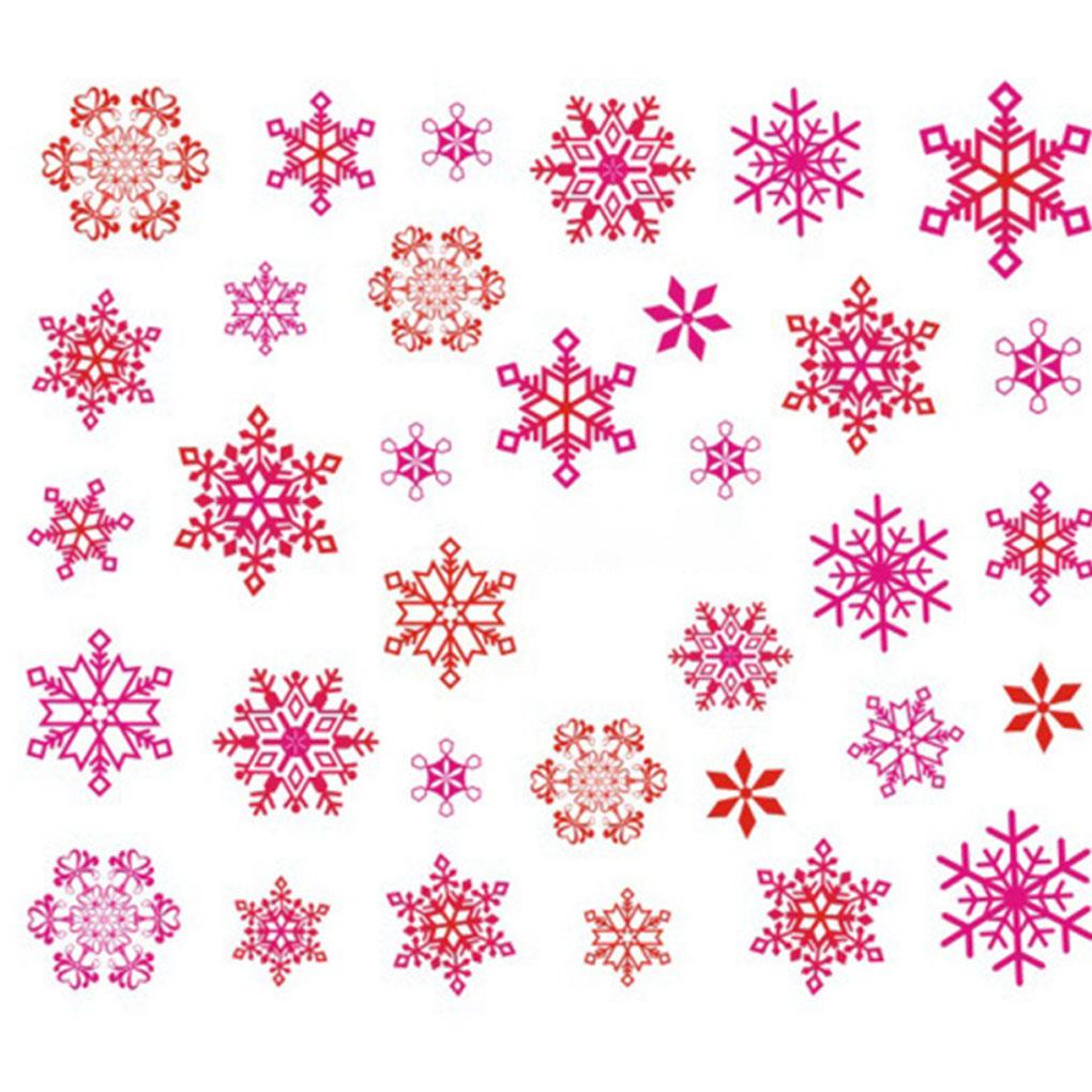 

1 лист Рождественская 3D наклейка Снежинки Типсы Татуировки Вечеринка Маникюр Переводная наклейка