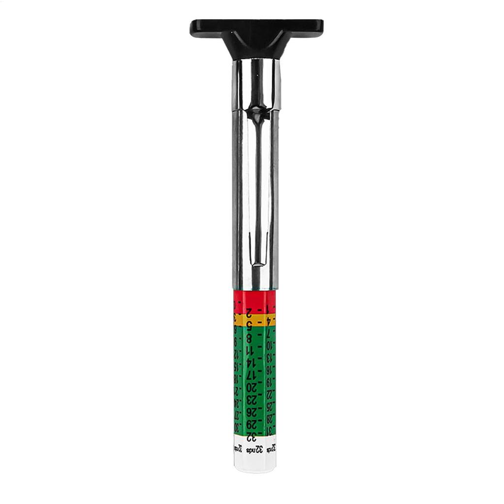 Tire Groove Depth Gauge - Clear Scale Display Tool, Tire Depth Checker for Beginners