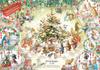 Epoch Jigsaw Puzzle Peter Rabbit Hoppy Peter X with and Score Ticket 108-Piece Christmas! Rabbit™ (18.2 25.7 Cm) 02-230 Glue, Spatula,