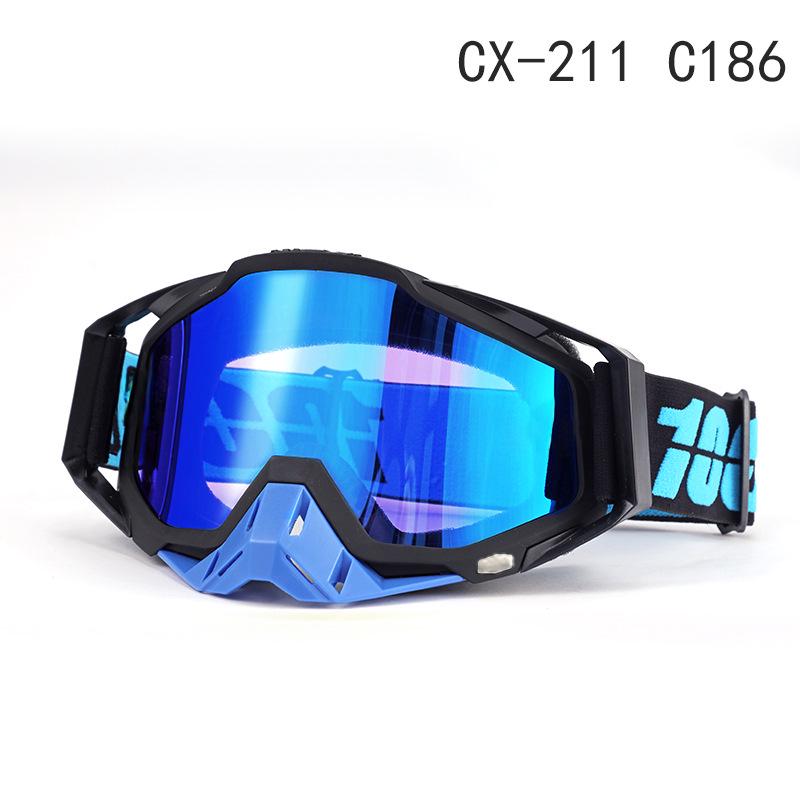 Gafas de Moto y Esquí a Prueba de Viento Transfronterizas: 100% Todoterreno, Equitación al Aire Libre y Protección para Descenso