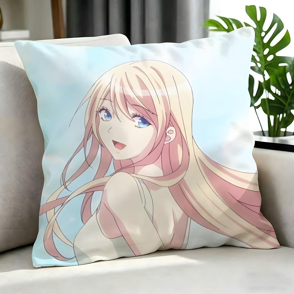 anime Smile Down the Runway Cushion Cover Cushion Cover Set Pcs x x x Pillowcase Decorative Sofa Home Decor