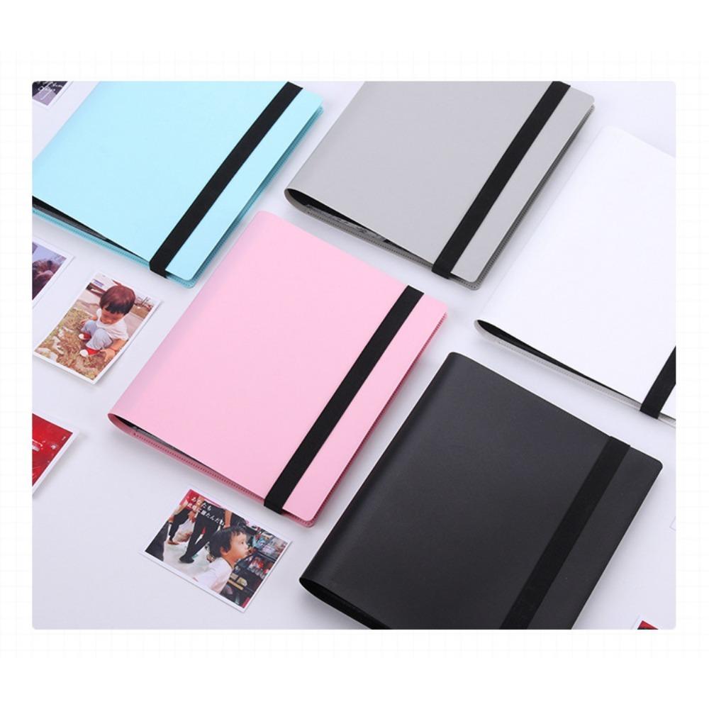 Sonderpreis Standard-3-Zoll-Fotoalbum PP elastisches Volltonfarbe großes Fassungsvermögen Polaroid Spielkarte Stern kleine Karte Speicheralbum