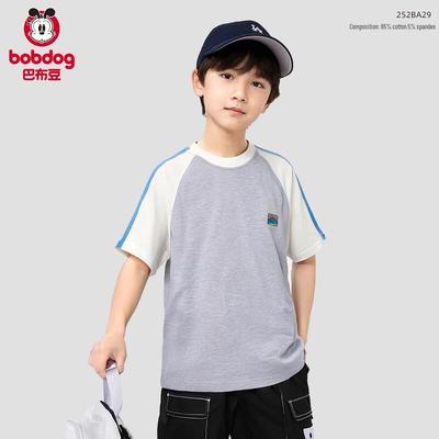 Boboduck Boys' Breathable Cotton Short Sleeve T-Shirt