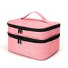 Cosmetic Bag with Carry Handle | Portable, Lightweight, Multi-Compartment Nail