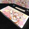 Hololive Kawaii Girl Momosuzu Nene Mousepad Large Laptop Office Rubber Cabinet Desktop Carpet XXL Non-slip Computer Keyboard Mat