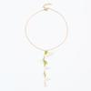 Pearl Flowers Jewelry Set Hand Chain Bellflower Ankle Chain Fashion May Bells Earrings  Women