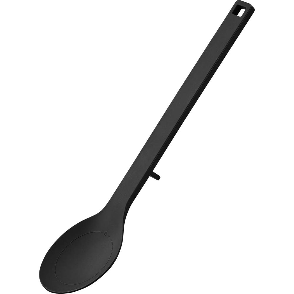 Yamazaki Silicone Cooking Spoon S Black W5.5 D2.5 H25cm Tower diShwaSher Safe
