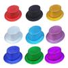 Glittering Plastic Fedora Hat Sparkly Trilby Cap Fancy Dress Costume Accessories