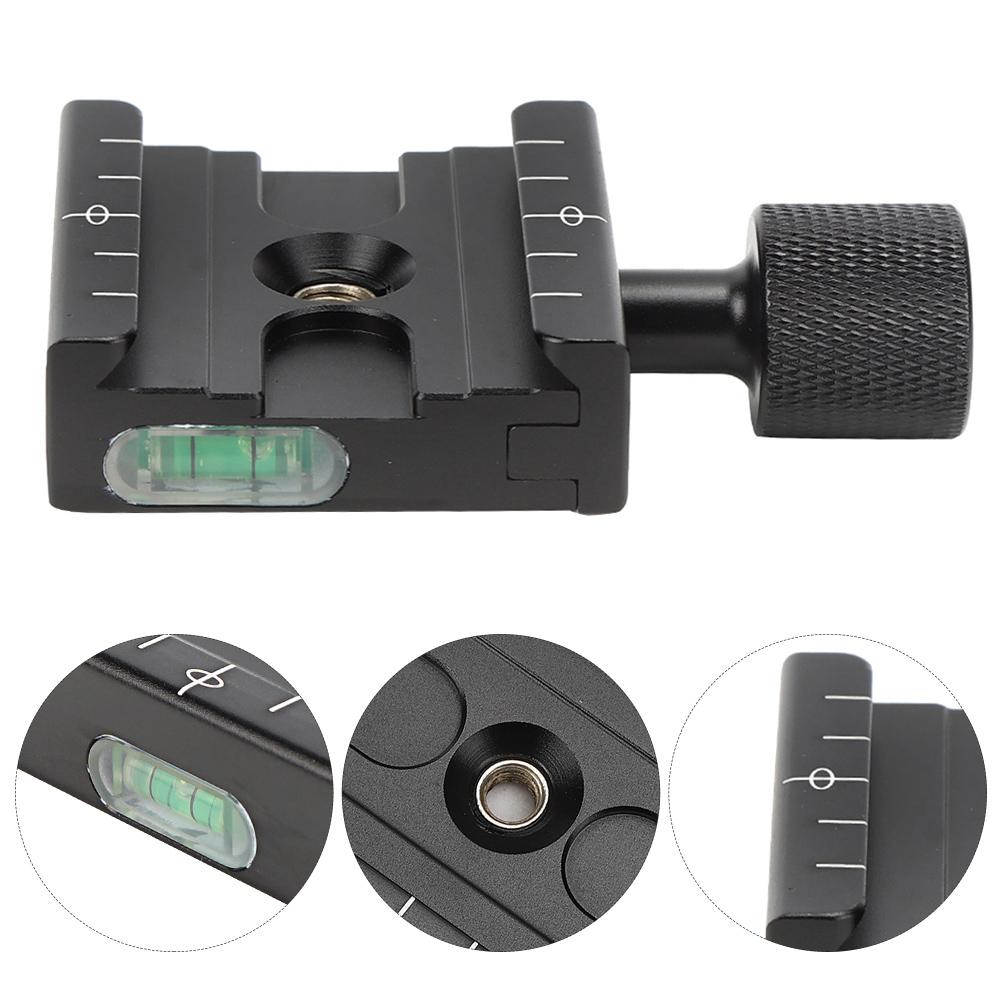 50mm Aluminium Alloy Universal Ballhead Quick Release Plate Clamp Quick Conversion