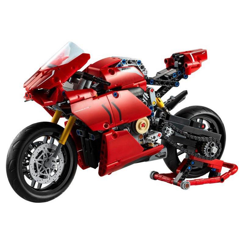 Technical Motorcycle Ducatis Racing Car Building Blocks Model Motorbike Vehicle Bricks Toys for Kids Christmas Gifts