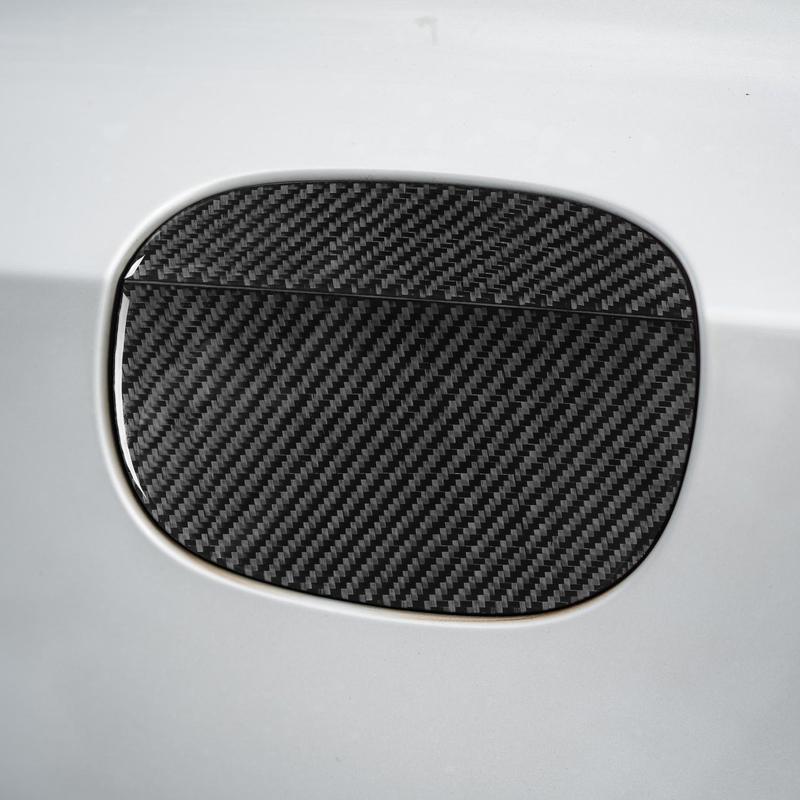 For Hyundai Genesis Coupe 2013-2016 Real Carbon Fiber Stickers Fuel Filler Cap Fuel Tank Panel Car Accessories Ide Decorative