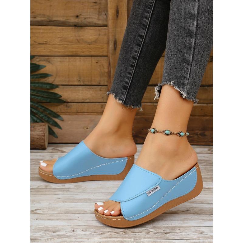 Large size wedge slippers women's summer new light sandals women's sandals women's