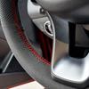 Car Accessories Interior Steering Wheel Cover Suede Perforated Leather Sticker Trim For BMW F45 F46 X1 F48 X2 F39 2018